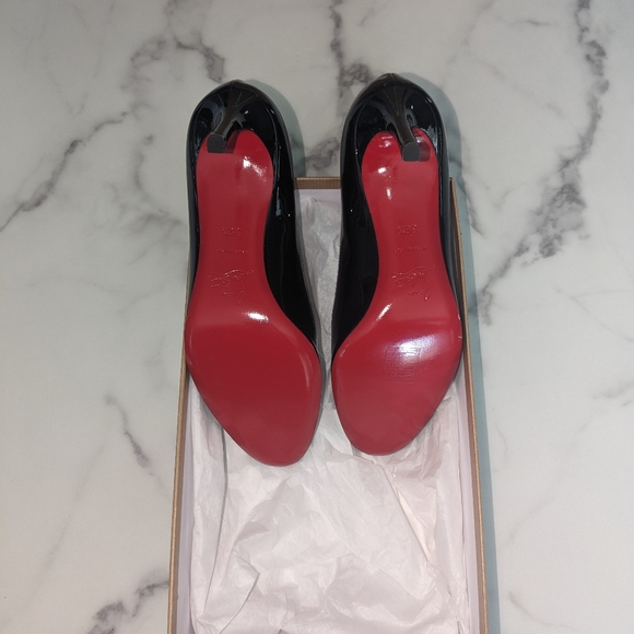 Christian Louboutin Simple Pump 70mm Black Patent Calf - Size 36.5 - Picture 5 of 15